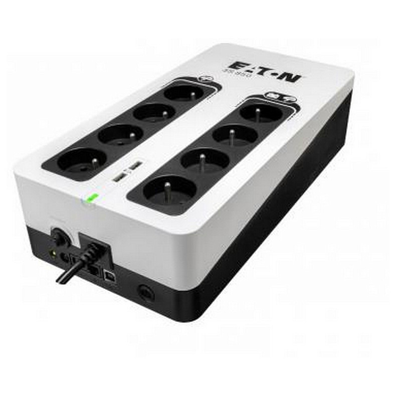 ДБЖ Eaton 3S, 850VA/510W, LED, USB, 8xSchuko