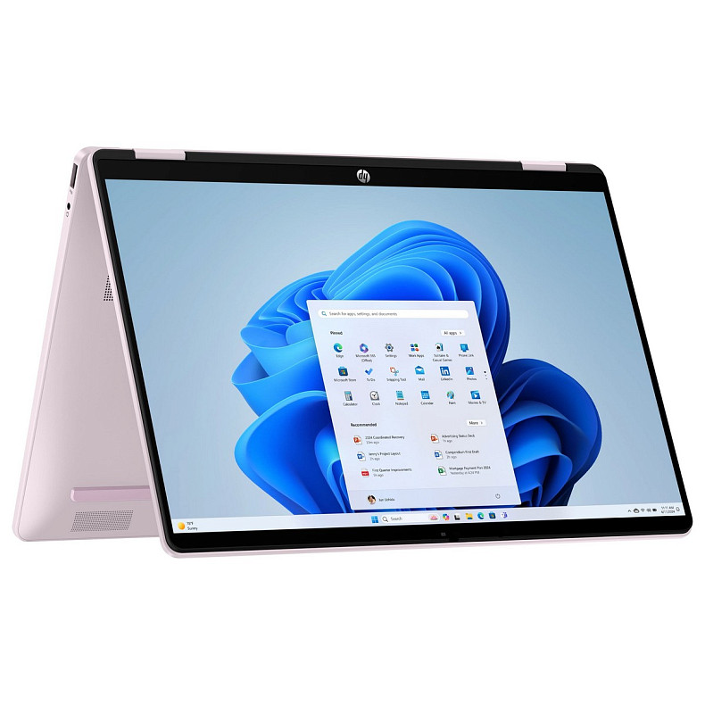 Ноутбук HP OmniBook 5 Flip x360 14" WUXGA IPS Touch, Intel 5-120U, 16GB, F1TB, UMA, DOS, рожевий
