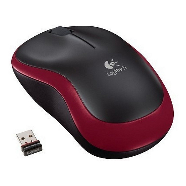 Мишка Logitech M185 (910-002240) Red USB