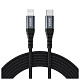 Кабель Choetech USB-C - Lightning, 1.2м (IP0039-BK)