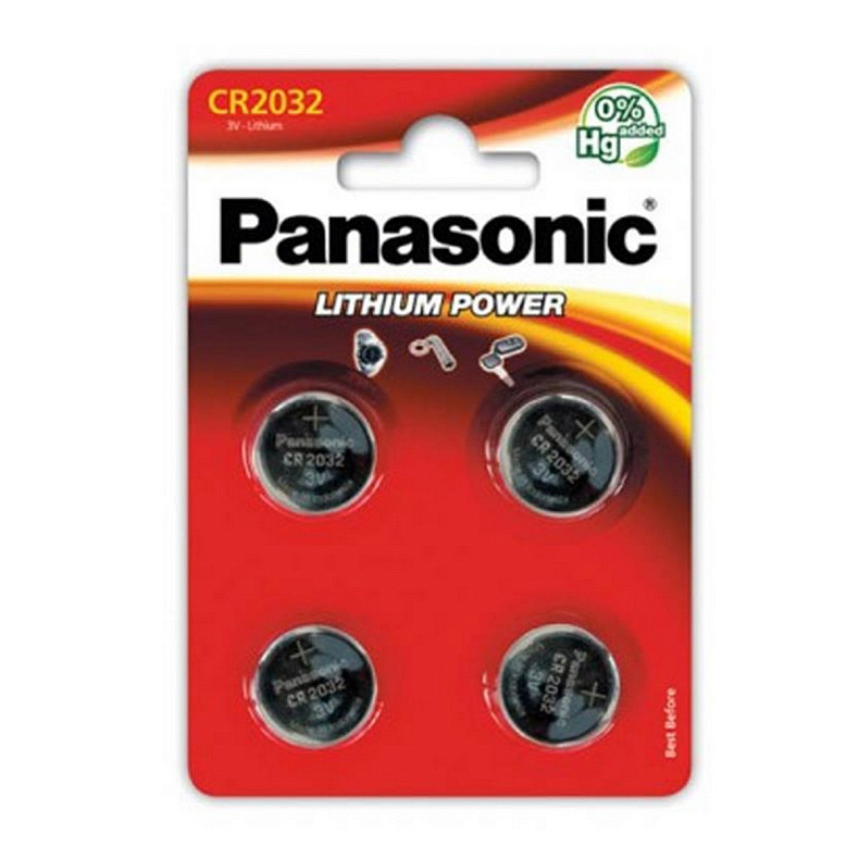 Батарейка Panasonic CR 2032 BL 4 шт