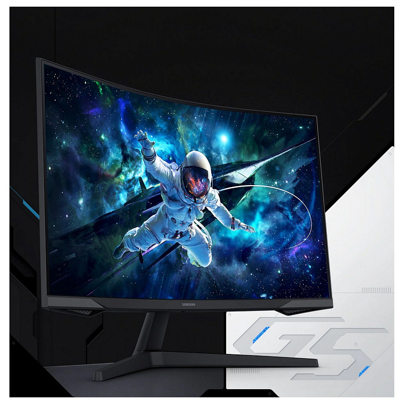 Монітор Samsung 31.5" Odyssey G55C 2xHDMI, DP, VA, 2560x1440, 165Hz, 1ms, CURVED