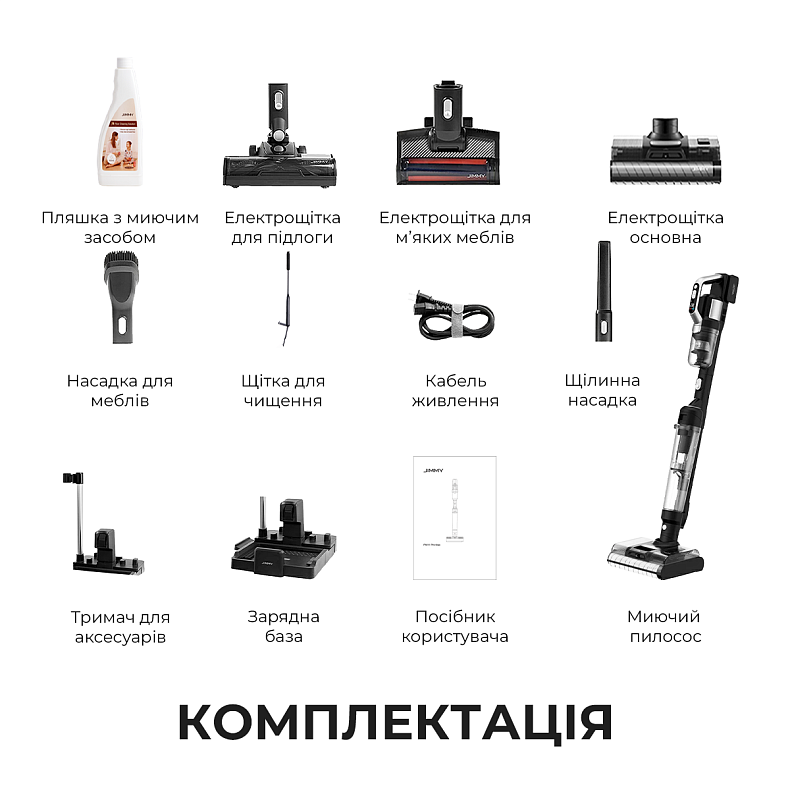 Бездротовий миючий пилосос Jimmy PW11 PRO MAX 4 в 1