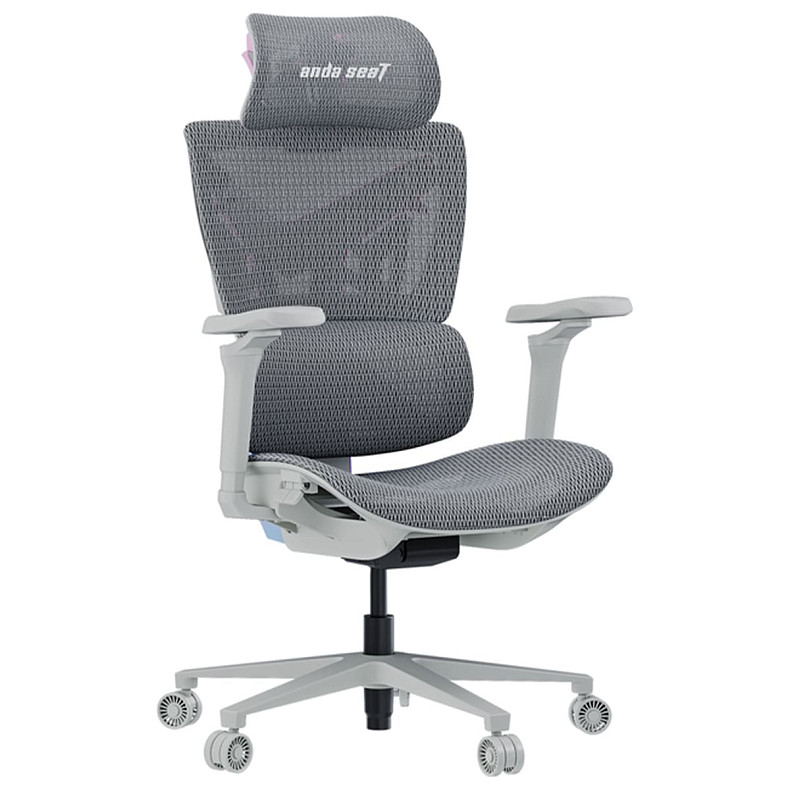 Крісло ігрове Anda Seat X-Air Pro Size XL Mesh Gray Twilight