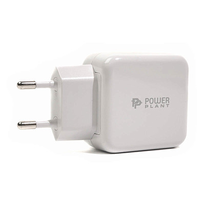 Мережевий зарядний пристрiй PowerPlant W-250 USB QC 3.0: 220V, 3A (SC230013)