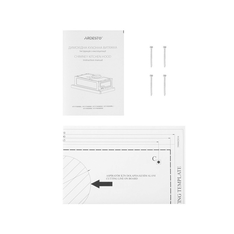 Кухонна витяжка Ardesto HT-F900MINX