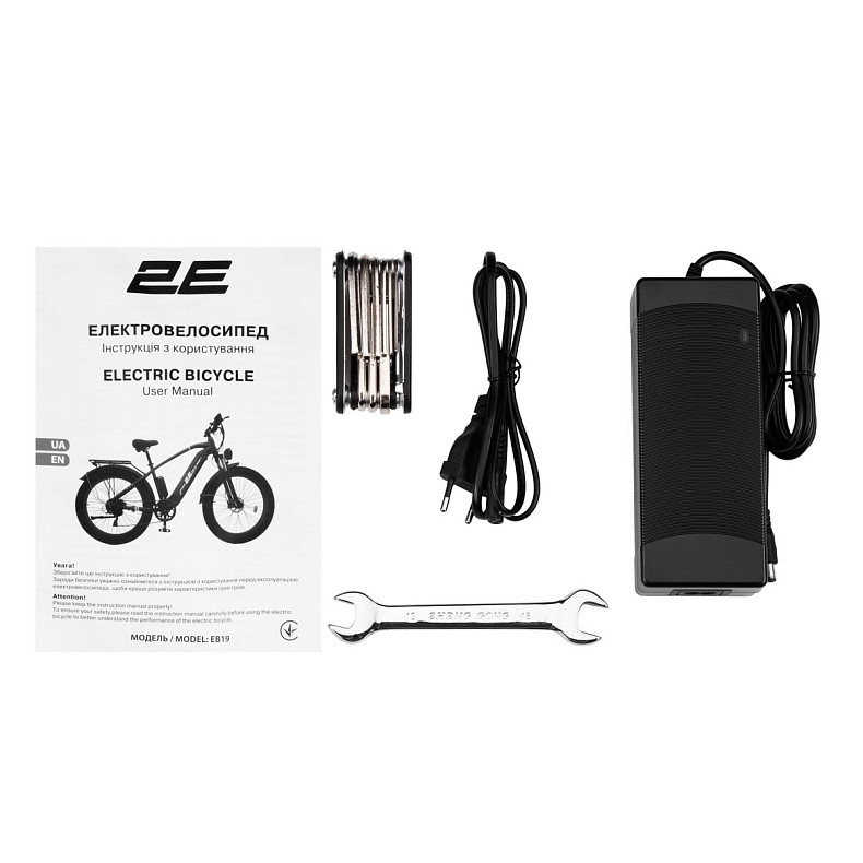 Электровелосипед 2E EB19 26", темно-зеленый