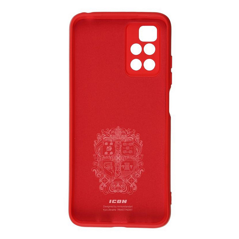 Чехол-накладка Armorstandart Icon для Xiaomi Redmi 10/10 2022 Camera cover Red (ARM62761)