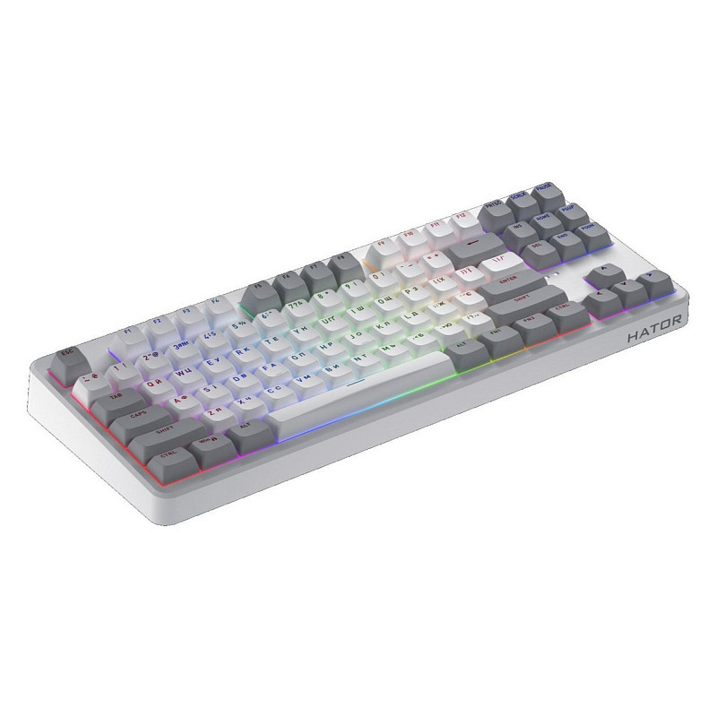 Клавіатура Hator Rockfall 3 Mecha TKL Wireless Orange White (HTK851UA)