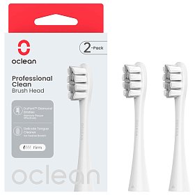 Oclean Brush Head Professional clean -2 pack Grey