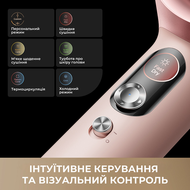 Фен MOVA Aero C Mist Pink (AMSU10-PK)