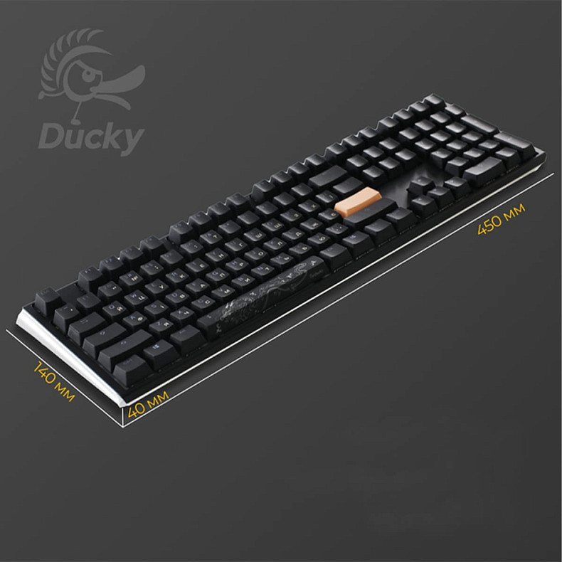 Клавиатура Ducky One 3 Cherry MX Blue RGB Black UA