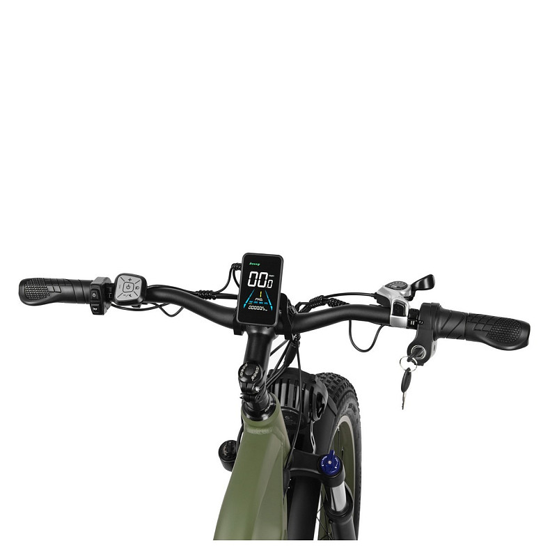 Электровелосипед 2E EB19 26", темно-зеленый