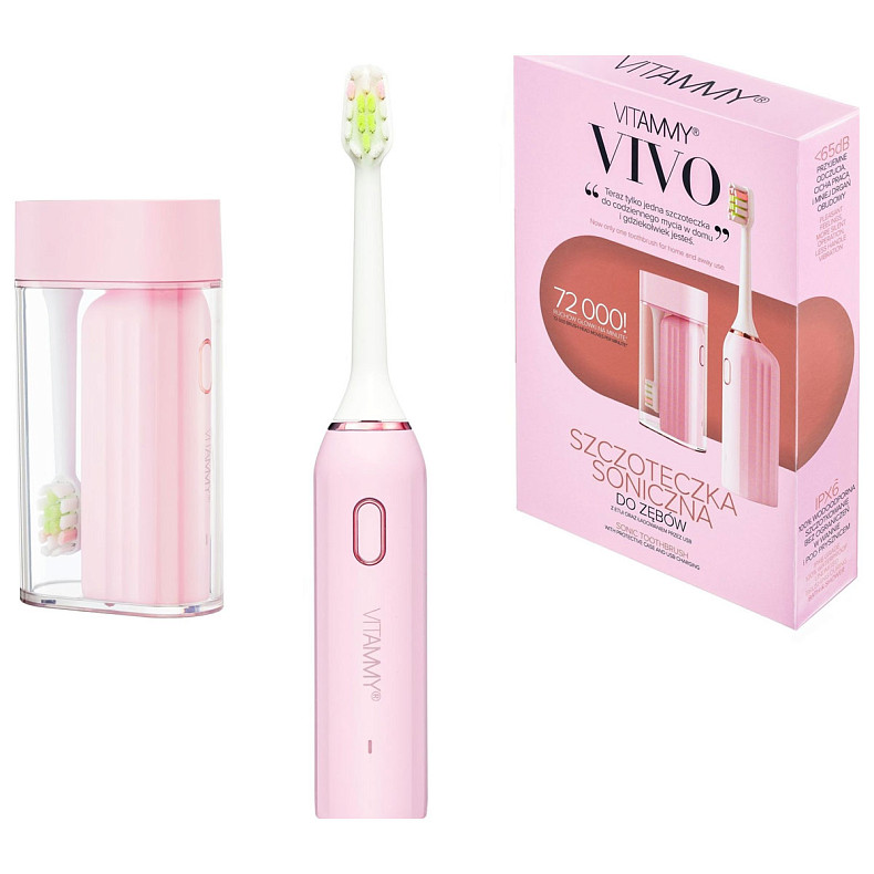 Электрическая зубная щетка Vitammy VIVO Pink