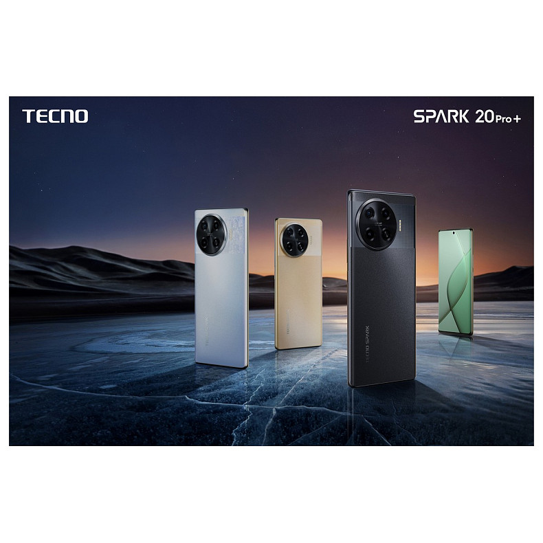 Смартфон Tecno Spark 20 Pro+ KJ7 8/256GB Magic Skin Green (4894947019135)