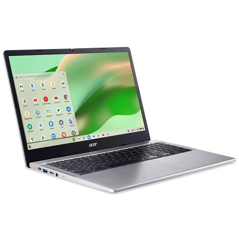 Ноутбук Acer Chromebook CB315-5H 15" FHD IPS, Intel C N100, 8GB, F128GB, UMA, ChromeOS, сріблястий