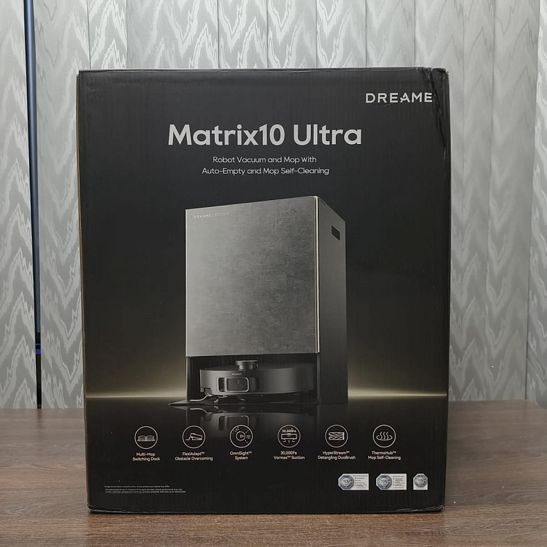 Робот-пилосос Dreame MatriX 10 Ultra Black - - Уцінка
