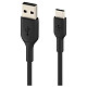 Кабель Belkin USB-A – USB-С, PVC, 1м Black