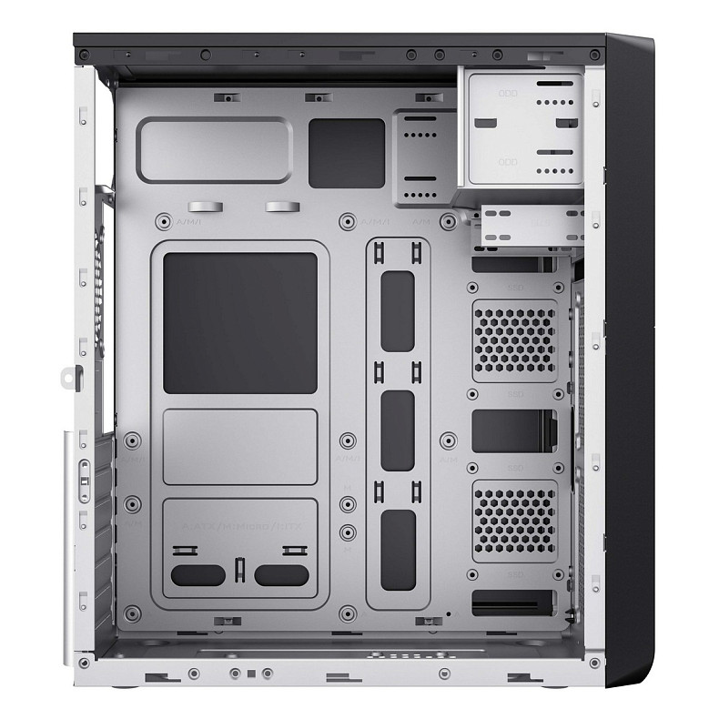 Корпус 2E TeamX TMX01 з БЖ 2E ATX400W 2xUSB2.0 1x80мм VGA 310мм, ATX чорний
