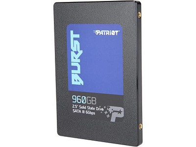 SSD Накопичувач SSD  960GB Patriot Burst 2.5" SATAIII 3D TLC (PBU960GS25SSDR)