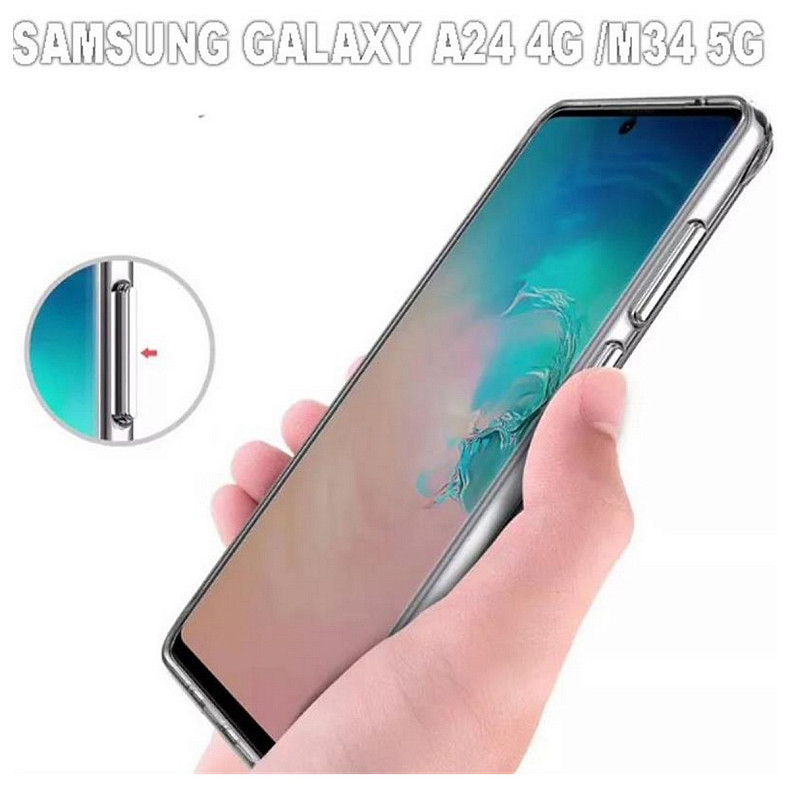 Чохол-накладка BeCover Space Case для Samsung Galaxy A24 4G SM-A245 Transparancy (708955)