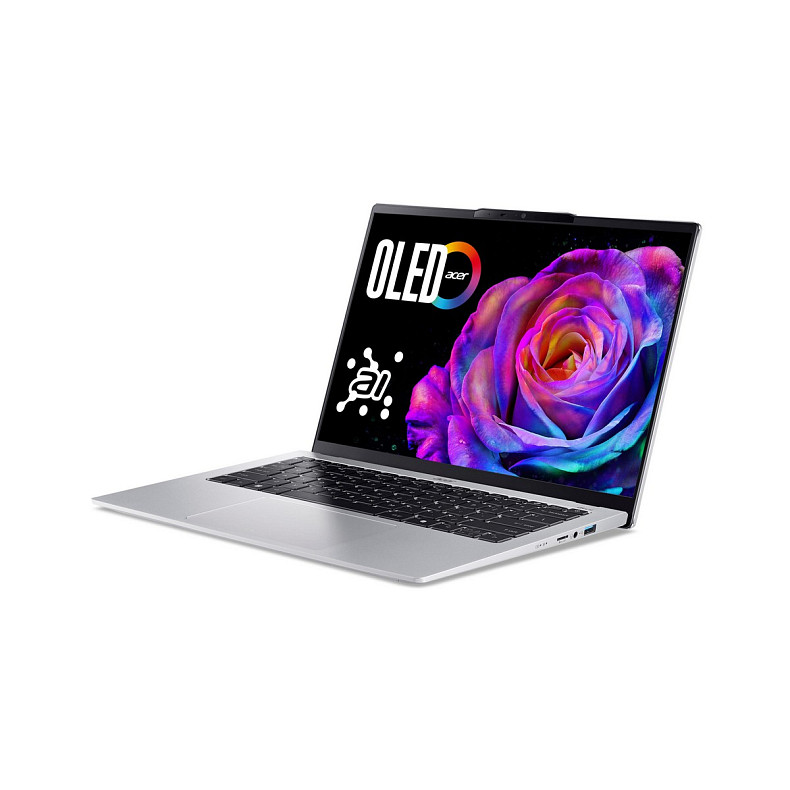 Ноутбук Acer Swift Go 14 SFG14-74 14" WUXGA OLED, Intel U5-225H, 16GB, F512GB, UMA, Win11, сріблясти