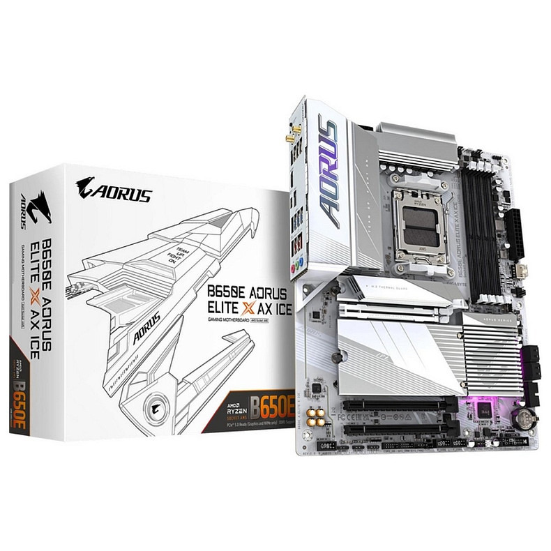 Материнская плата Gigabyte B650E Aorus Elite X AX Ice