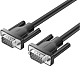 Кабель VGA 15M-15M, 3.0 м, черный Vention