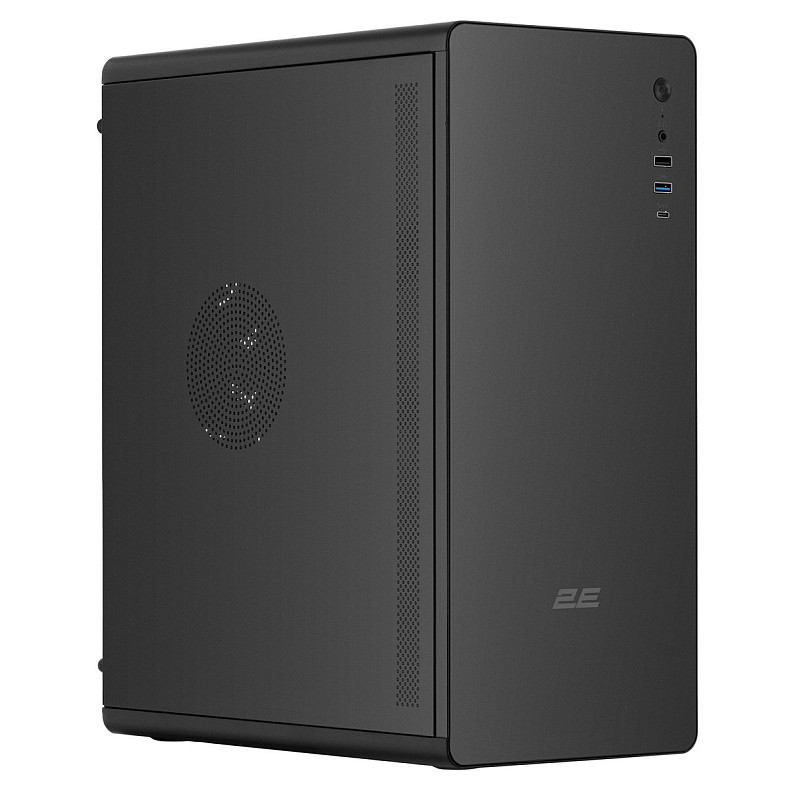 Корпус 2E Credo V500B-400 с БП 2E ATX400, 1xUSB3.0, 1х USB 2.0, 1xUSB Type-C, 1x120мм, VGA 310мм, AT