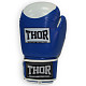 Перчатки боксерские THOR COMPETITION 16oz /Кожа /сине-белые