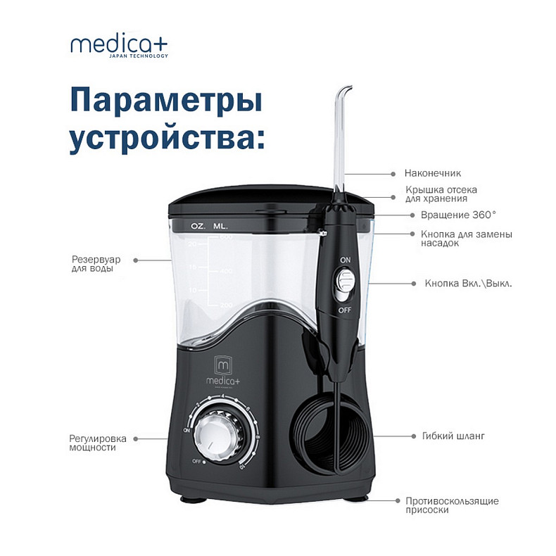 Стационарный ирригатор MEDICA+ ProWater Stantion 7.0 (50133)