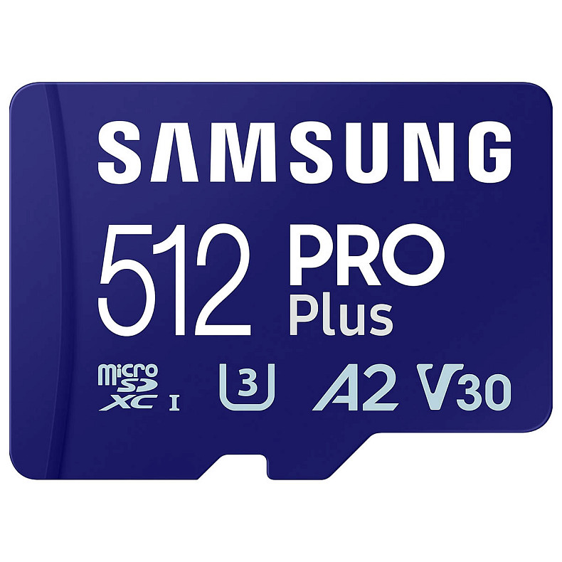 Карта пам'яті SAMSUNG MICRO SDXC PRO+ 512GB W/ADAPT. MB-MD512SB/WW