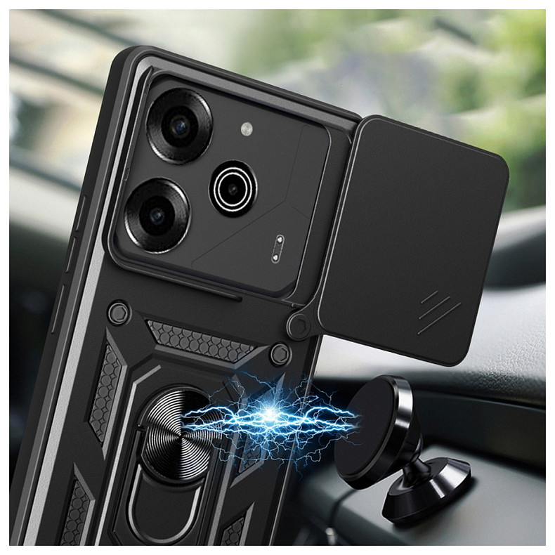 Чeхол-накладка BeCover Military для Tecno POVA 6 (LI7) Black (712167)