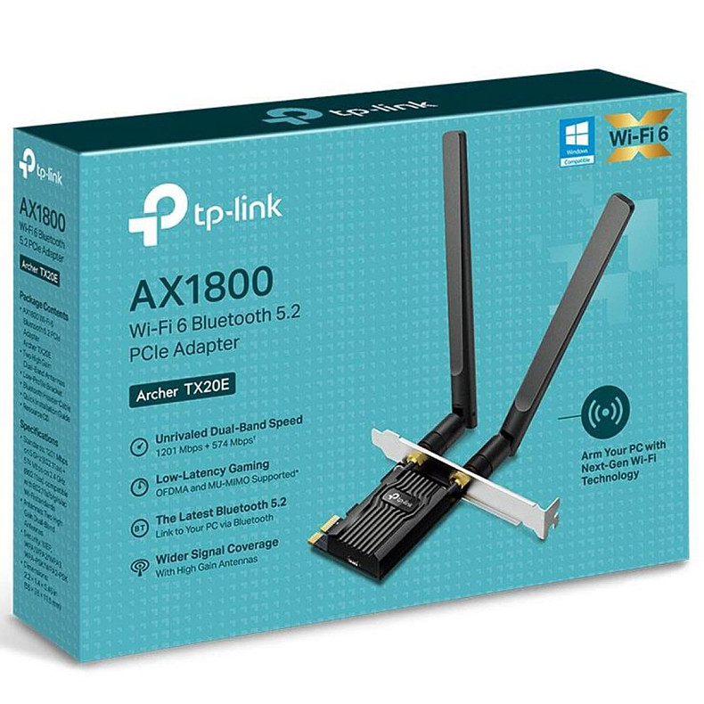 Wi-Fi адаптер TP-LINK Archer TX20E