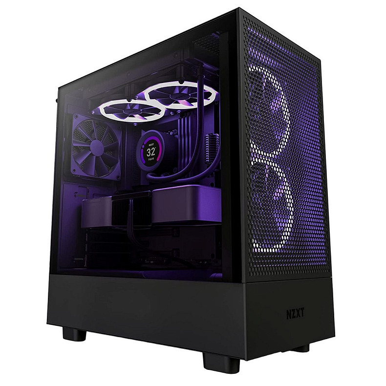 Корпус NZXT H5 Flow Black без БЖ (CC-H51FB-01)