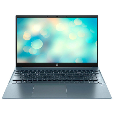 Ноутбук HP Pavilion 15-eh1062ua 15.6" FHD IPS AG, AMD R5-5500U, 16GB, F512GB, UMA, DOS, блакитний