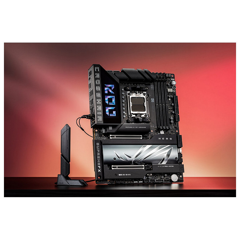 Материнская плата ASUS ROG CROSSHAIR X870E HERO sAM5 X870E 4xDDR5 M.2 HDMI WiFi BT ATX