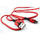 Кабель Dengos USB-Lightning 1м Red (PLS-M-IND-SOFT-RED)