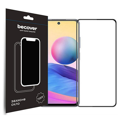 Защитное стекло BeCover для Xiaomi Redmi Note 12 Black (708783)