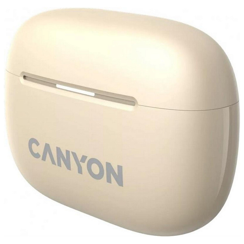 Наушники Canyon OnGo TWS-10 ANC ENC Beige (CNS-TWS10BG)