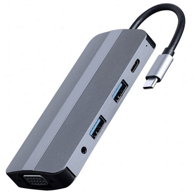 Док станція Cablexpert A-CM-COMBO8-02