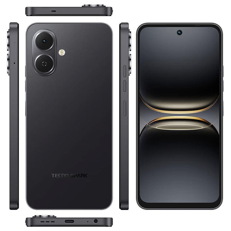 Смартфон TECNO Spark Go 2 (KM4) 3/64GB Ink Black