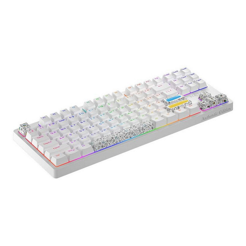 Клавиатура Hator Rockfall 2 Mecha TKL Authentic Edition White (HTK-531)