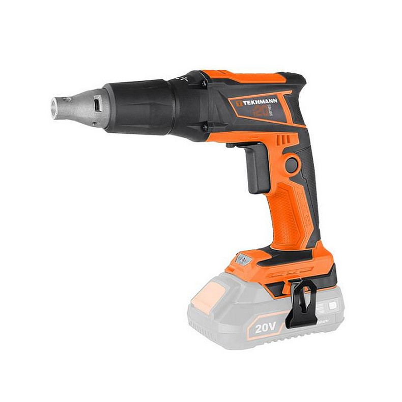 Шуруповерт для гипсокартона аккумуляторный Tekhmann TCW-6.35/i20 BS 20В 45Нм 0-4400об·мин без АКБ и