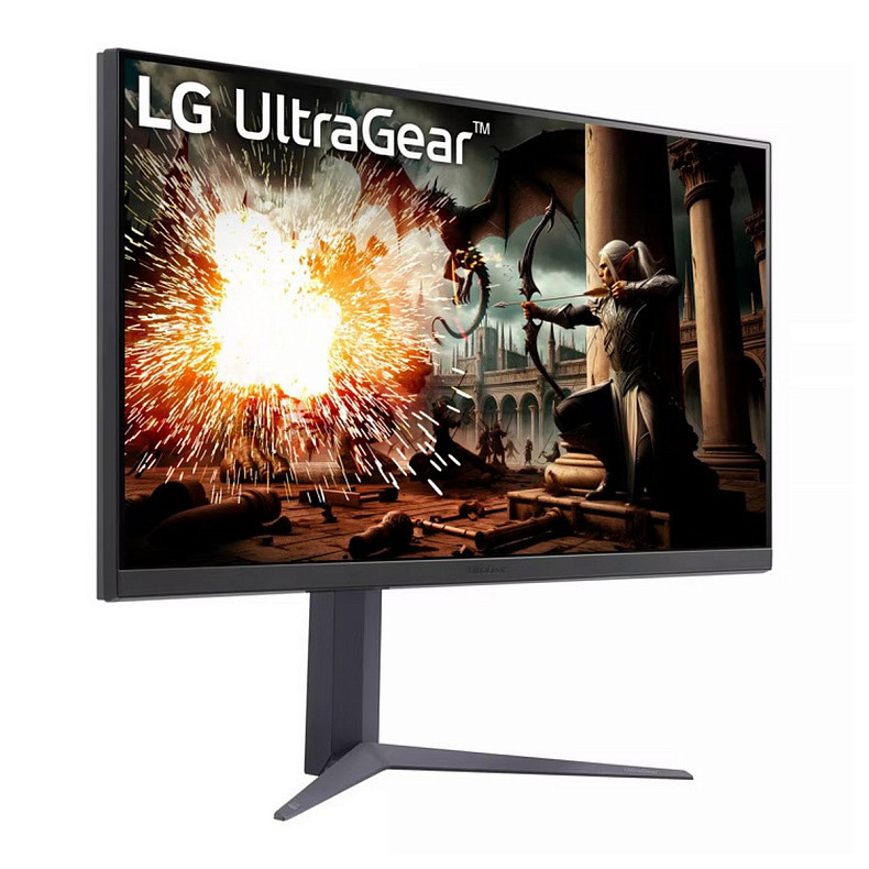 Монитор LG 31.5" 32GS75Q-B 2xHDMI, DP, Audio, IPS, 2560x1440, 180Hz, 1ms, sRGB 99%, G-SYNC, FreeSync
