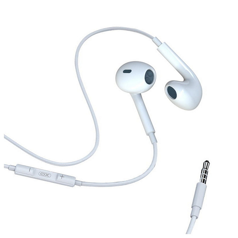 Гарнитура XO EP43 In-ear Earphone White (6920680879175)