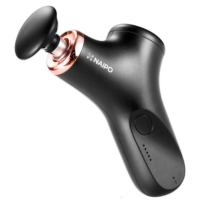 Перкусійний ручний масажер для тіла Naipo mini massage gun NP-MG01