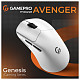 Миша GamePro Genesis Avenger White (GM096W)