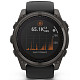 Спортивний годинник GARMIN Fenix 8 51mm Sapphire Solar Carbon Gray DLC Titanium with Black Silicone Band