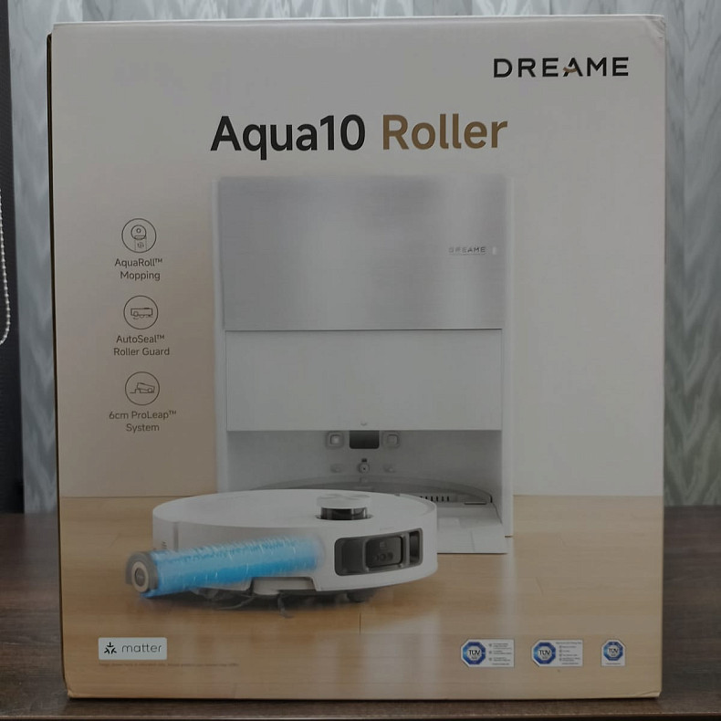 Робот-пылесос моющий Dreame Aqua 10  Roller White - Уценка